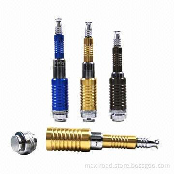 E-cigarette eGo LED kit with 300 to 450 puffs each cartridge